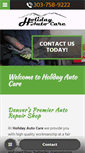 Mobile Screenshot of holidayautocare.com